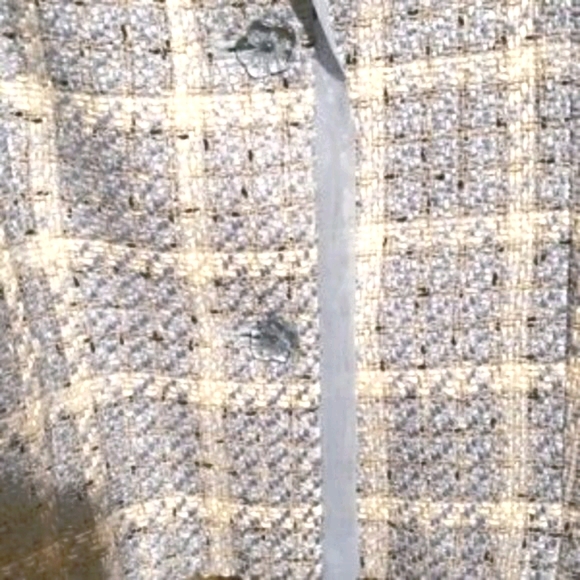 REQUIREMENTS TWEED 2 PC SUIT BLUE/WHITE CHECKERED SZ 18 - Picture 2 of 8